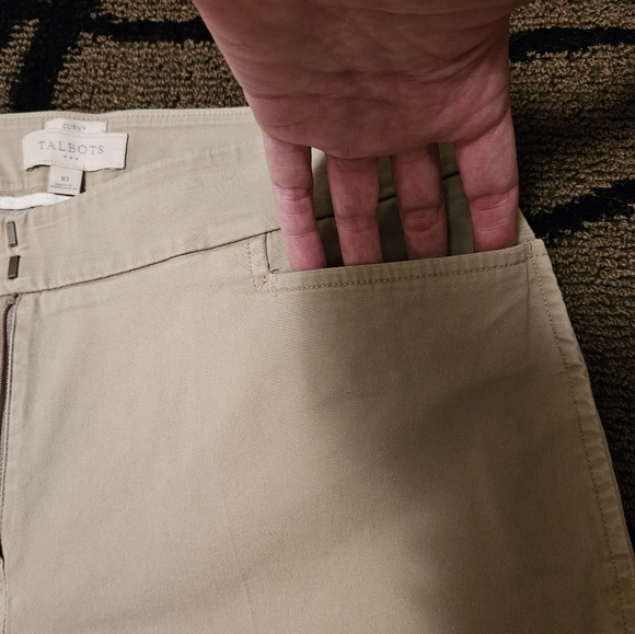 Talbots cropped khakis - Picture 6 of 14